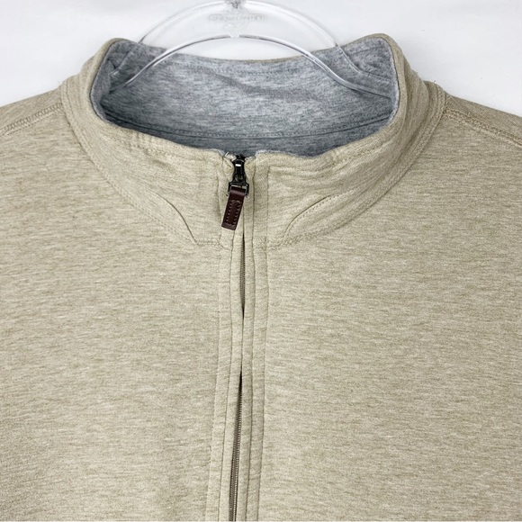 Ben Hogan Golf Pullover Quarter Zip Khaki Tan size L - Picture 2 of 6